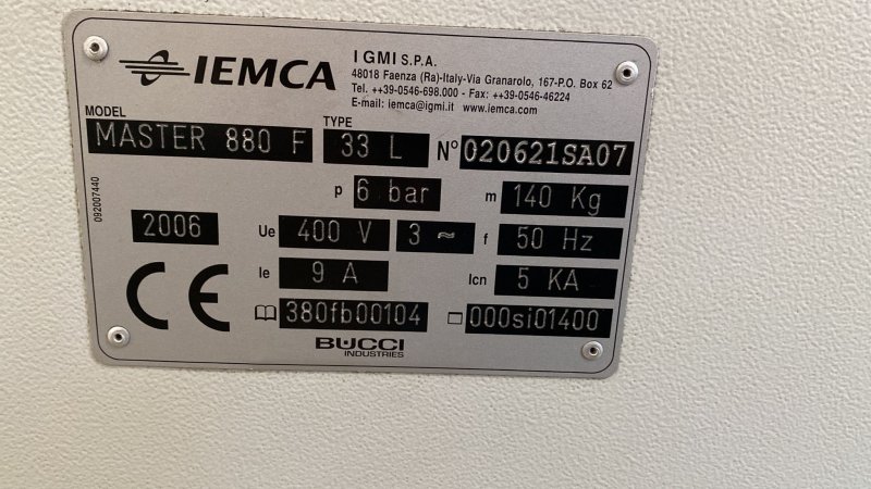 IEMCA master 880F/33L  2006