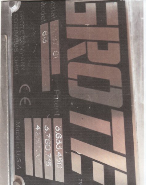 GROTE 613-60  1997