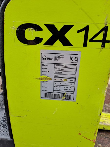 LIFTER PRAMAC CX 14 S2 1150X525  2014
