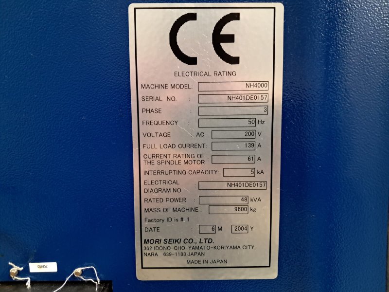 MORI SEIKI NH 4000 DCG  2004